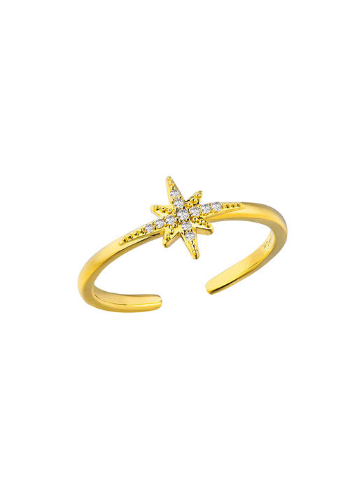 订购8周到｜MYA-BAY-DIWALI-排灯节 金色 锆石 戒指［比利时设计师］ 商品图0