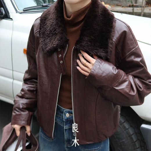 【特价不退换】【预售7天】良木礼绵羊皮鹅绒外套（D251102770） 商品图2