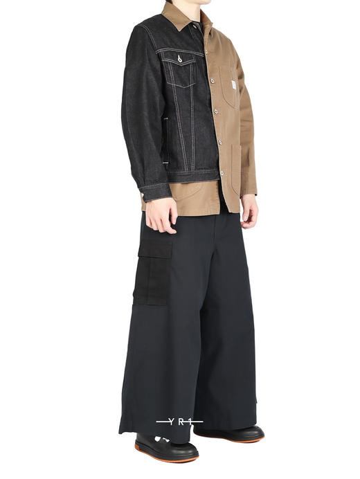 FDMTL | 二合一拼接牛仔工装外套 商品图2