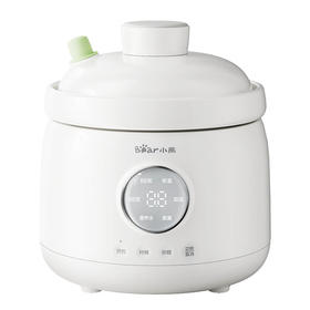 小熊宝宝辅食白瓷微压电炖盅电炖锅1L