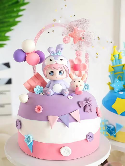 【梦幻星黛兔宝宝】叮当CAKE爆款儿童蛋糕-鲜果奶油蛋糕 商品图0