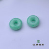派瑞翡翠 翡翠平安扣耳饰 糯种 满绿 商品缩略图3