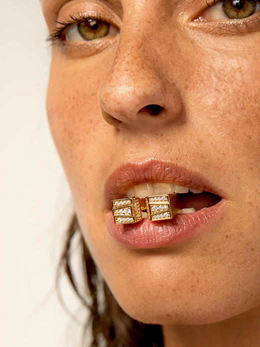 订购8周到｜MYA-BAY-LENNY-伦尼 金色 锆石 戒指［比利时设计师］ 商品图3