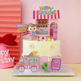 【超级露西2】叮当CAKE爆款儿童蛋糕-鲜果奶油蛋糕