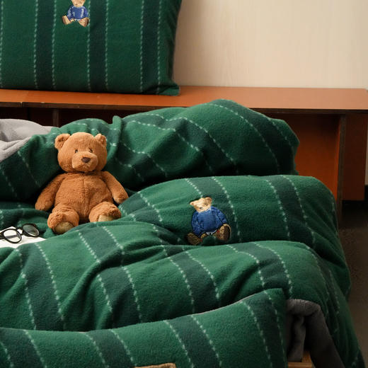 自然醒仿生羊咩绒布丁小熊四件套MT 商品图12