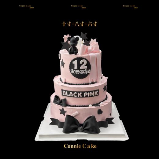12岁女孩生日天花板✨ 黑粉色系甜品台 商品图2