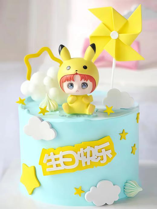 【梦幻比卡超宝宝】叮当CAKE爆款儿童蛋糕-鲜果奶油蛋糕 商品图0