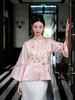 盛唐牡丹盛奢系列 |缠枝牡丹手绣真丝外套-粉色 商品缩略图0