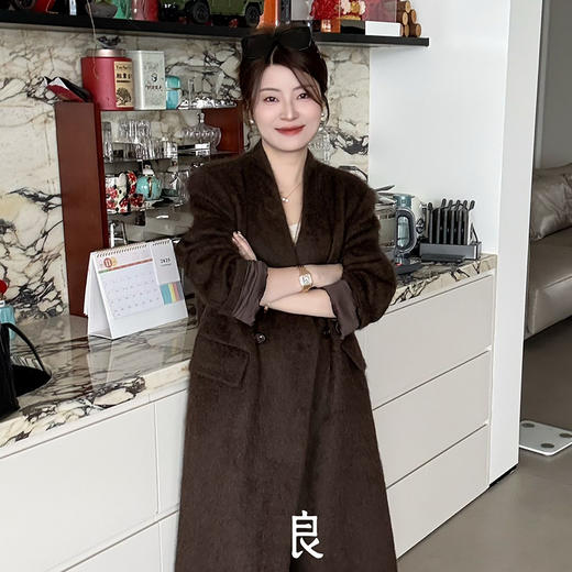 【预售7天】良木礼牦牛绒大衣(2455) 商品图5