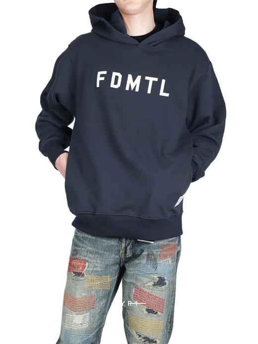 FDMTL | 深蓝色LOGO连帽卫衣 商品图0