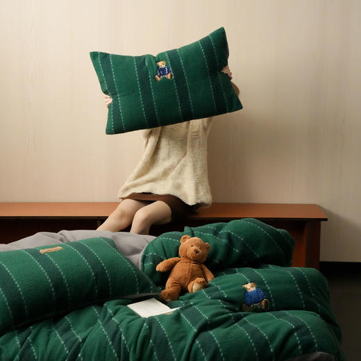 自然醒仿生羊咩绒布丁小熊四件套MT 商品图11