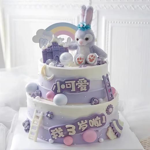 【双层星黛兔宝宝】叮当CAKE爆款儿童蛋糕-鲜果奶油蛋糕 商品图0