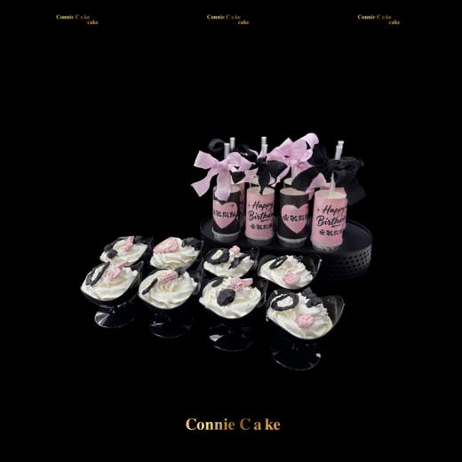 12岁女孩生日天花板✨ 黑粉色系甜品台 商品图4
