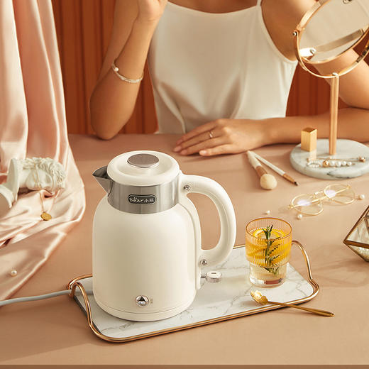 小熊316不锈钢保温电热水壶1.5L 商品图2