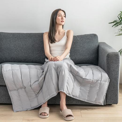 【多样屋专柜】每晚深睡多功能鹅绒披毯加厚保暖款80*140cm 商品图0