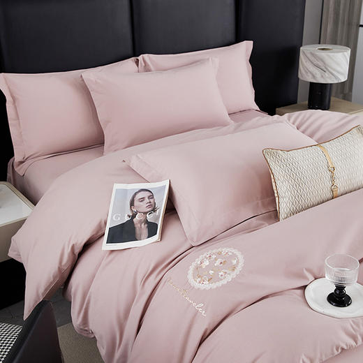 【专柜多样屋】茉莉花园/火山灰-磨毛床上四件套/220*240cm 商品图8