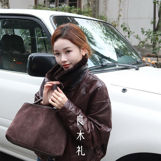 【特价不退换】【预售7天】良木礼绵羊皮鹅绒外套（D251102770） 商品图3