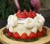 草莓蝴蝶结蛋糕 6寸 商品缩略图1