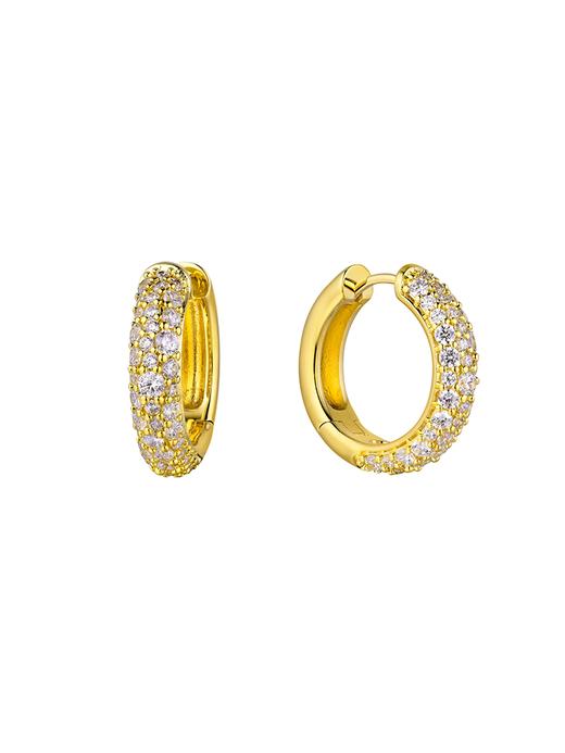 订购8周到｜MYA-BAY-CHAMPAGNE-香槟金色 锆石 耳环［比利时设计师］ 商品图0