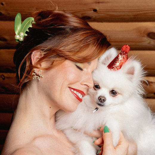 北京仓｜Coucou Suzette-MISTLETOE-珍珠 槲寄生 发抓［法国设计师］ 商品图1