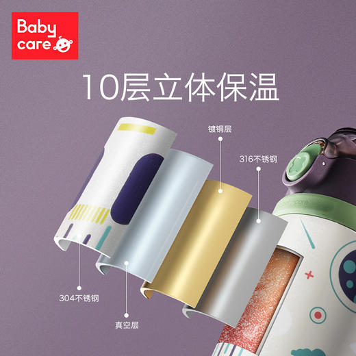 RWA003-350A儿童保温杯背带款350ML 商品图2