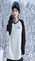 ISEEMIGGA雪服黑白拼接卫衣 商品图0