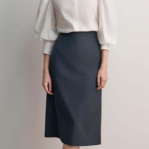 EITIE爱特爱高腰通勤时尚小A西装半裙8506202 商品图2
