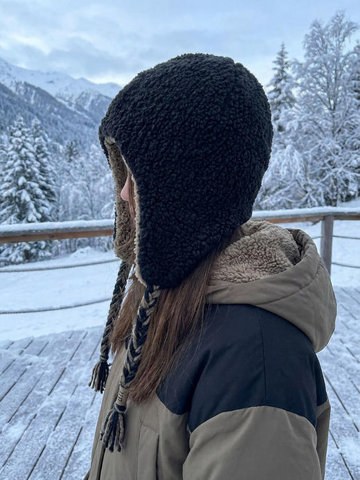 北京仓｜CA4LA-MOLE FLAP WATCH RV-粗棒针 双面 毛线帽（摩卡色）［日本设计师］ 商品图2