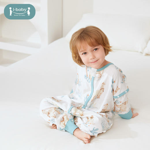 【79元80-90码清仓秒杀】ibaby×outlast太空科技恒温儿童四层纱布分腿睡被【若没货安排退款】 商品图2