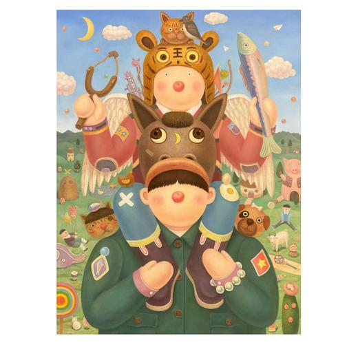 戴大山《 老骥 》原作 商品图0