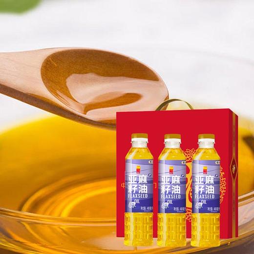中粮悦润亚麻籽油1200ml礼盒 商品图1