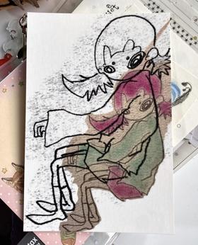 AGNELLO 阿涅罗丨铅笔稿明信片