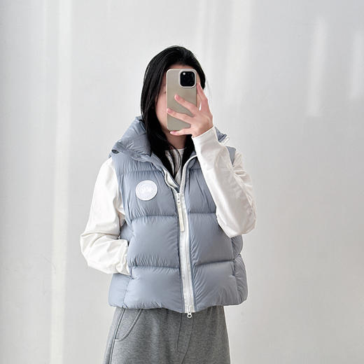 女士白标羽绒马甲大鹅羽绒服马甲 商品图0