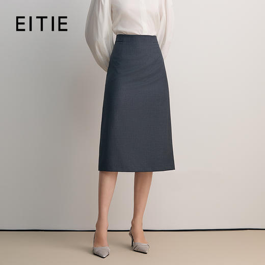 EITIE爱特爱高腰通勤时尚小A西装半裙8506202 商品图0