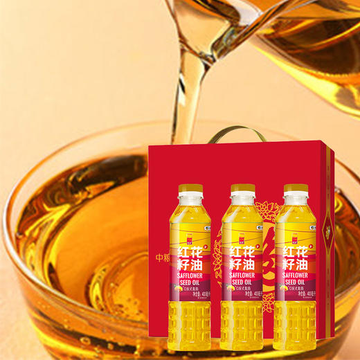 中粮悦润红花籽油1200ml礼盒 商品图2