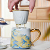 成艺陶瓷茶杯千里江山蕴福三件杯会议杯泡茶杯陶瓷办公杯会议杯成艺千里江山蕴福三件杯组(龙头) 商品缩略图3