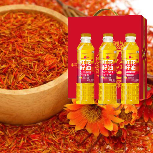 中粮悦润红花籽油1200ml礼盒 商品图0