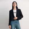 EITIE爱特爱摩登时尚单颗金属钩扣精致短款西装外套8503210 商品缩略图3