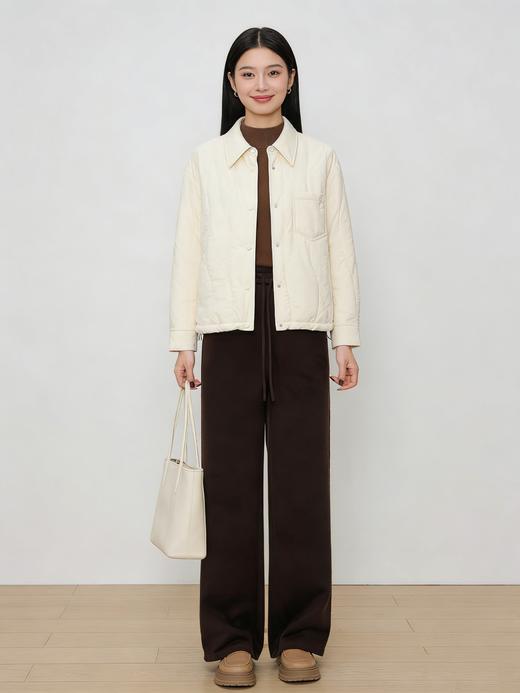 预售 臣禾	【雾感纽花裤】高智感羊毛醋酸休闲裤	JZ254060175 商品图11