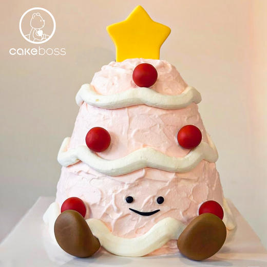 【私人订制】圣诞节主题系列水果奶油生日蛋糕 商品图0