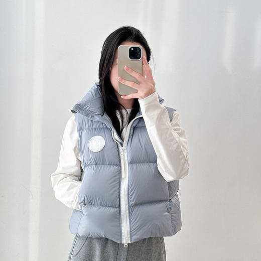 女士白标羽绒马甲大鹅羽绒服马甲 商品图1