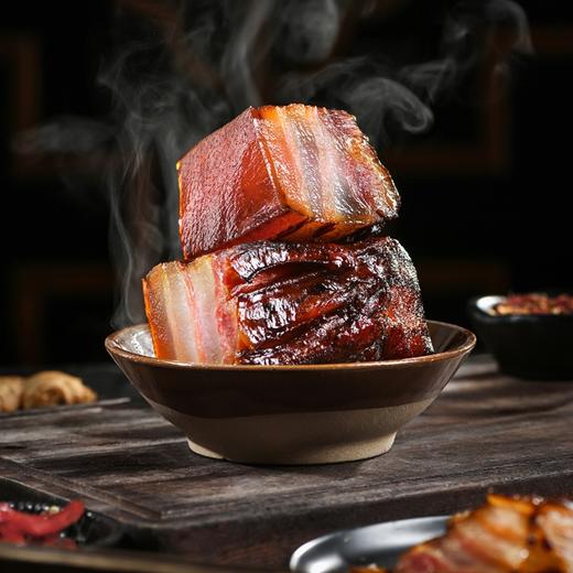 【严选】湖北特产恩施土家腊肉 腊冬至腊五花肉农家自制柴火烟薰腊五花肉500g/袋（厂家直发） 商品图3