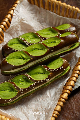 抹茶柚子乳酪碱水