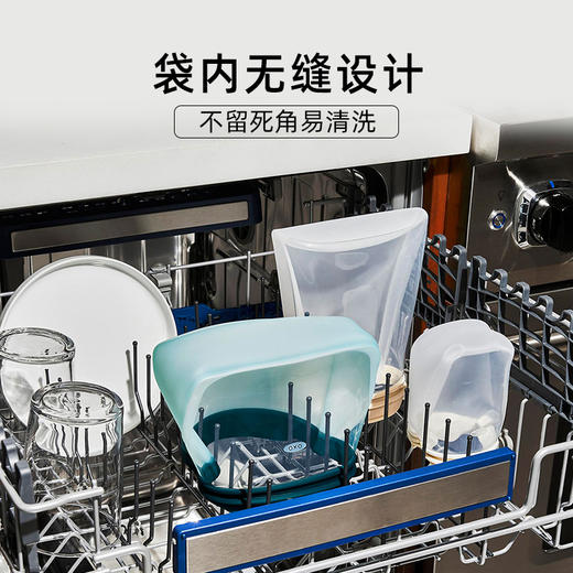 OXO 奥秀硅胶保鲜袋小中大号 商品图2