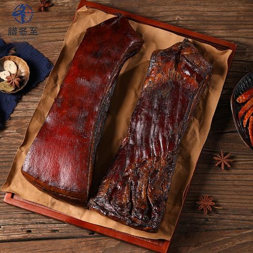 【严选】湖北特产恩施土家腊肉 腊冬至腊五花肉农家自制柴火烟薰腊五花肉500g/袋（厂家直发） 商品图5