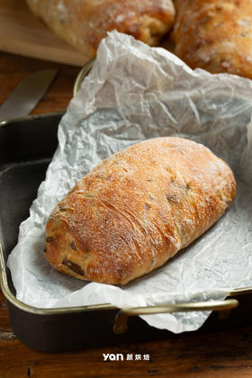 鸡枞菌芝士恰巴塔