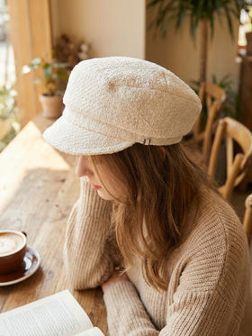 北京仓｜CA4LA-MARINES TWEED 3-海军帽（白色）［日本设计师］