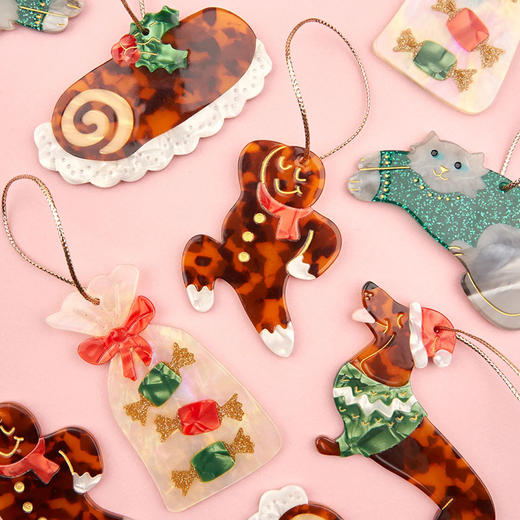 北京仓｜Coucou Suzette-CHRISTMAS DECORATION-圣诞帽 腊肠狗 圣诞树装饰［法国设计师］ 商品图3