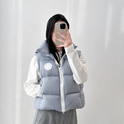 女士白标羽绒马甲大鹅羽绒服马甲 商品图2