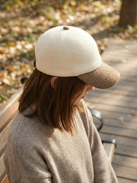 北京仓｜CA4LA-LEIRION 5-羊毛 棒球帽（米色）［日本设计师］